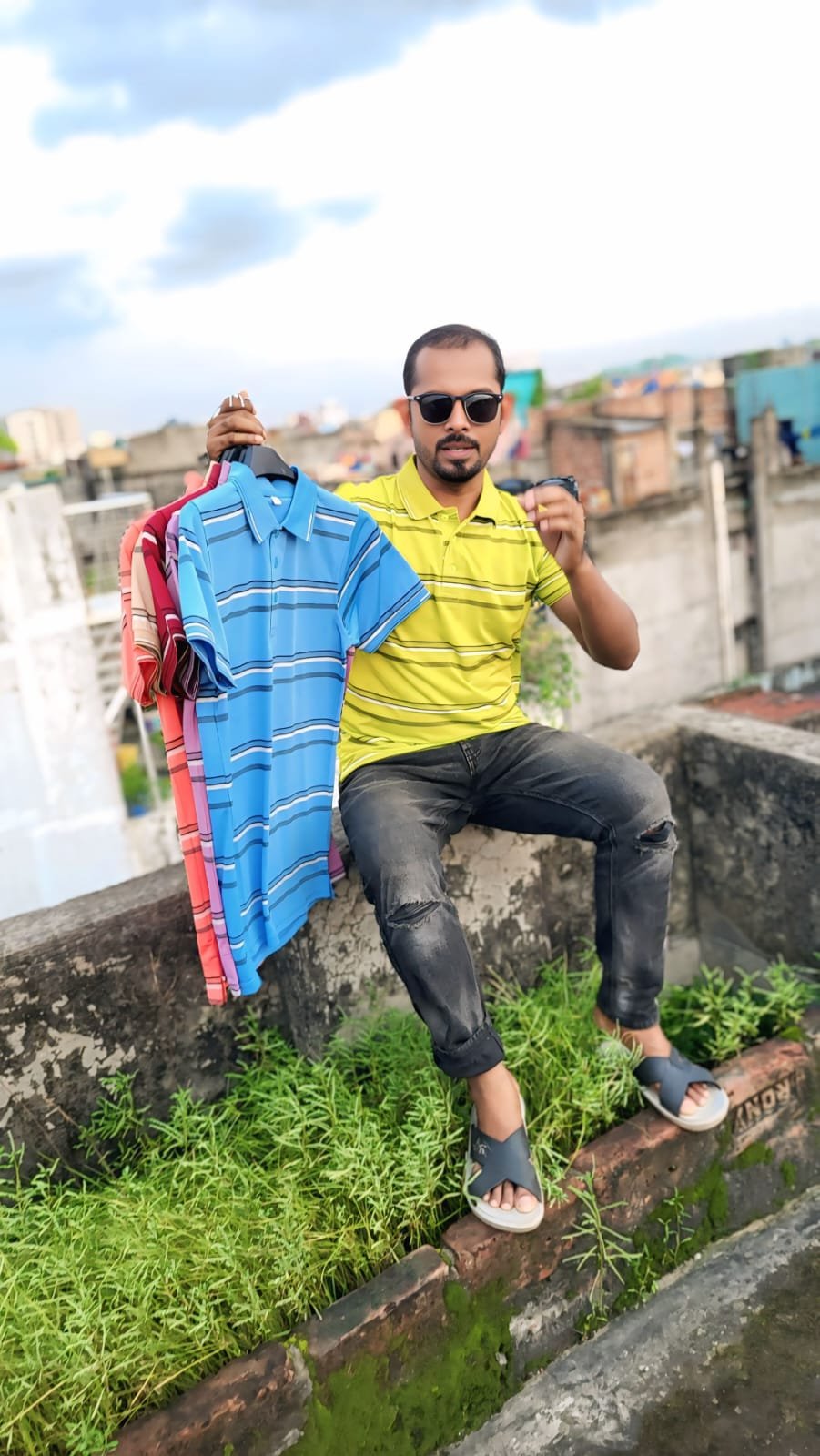 100% China Fabric Polo T-Shirt Combo – 4 Pieces Set - Image 2