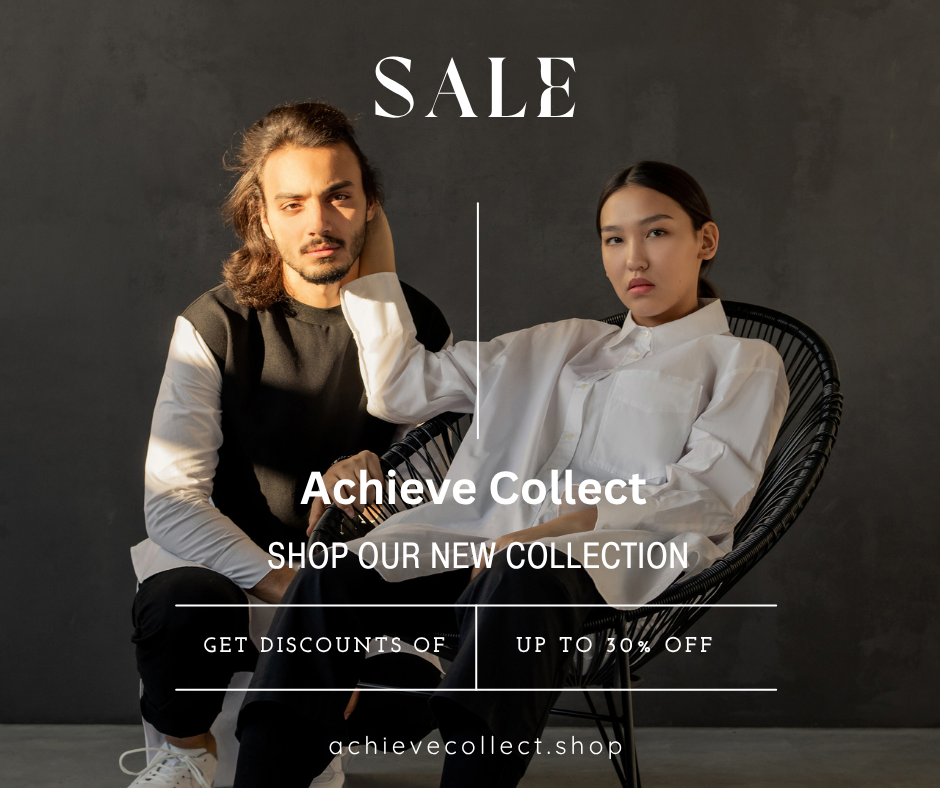 White Black Simple New Fasion Collection Sale - Facebook Post